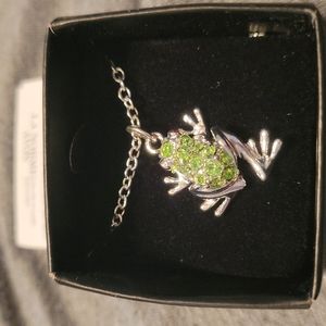Avon Goodluck Necklace Frog